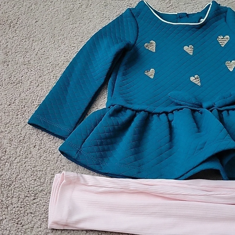 NWT Nannette Toddler Girl's 2 Piece Outfit